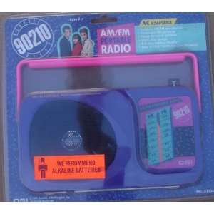   90210 AM/FM Portable Radio (Batteries Not Included) 