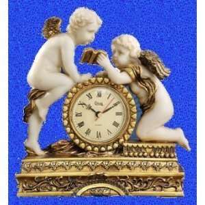   clock timepiece sculpture mantel (The Digital Angel Decor) Kitchen