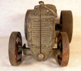 Antique Vintage Old Cast Iron Farm Tractor  