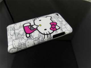 Hello kitty Hard Case for iPod touch 4G 4th 4 Gen White  