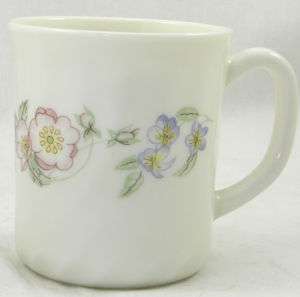 Arcopal White With Blue Flowers Mug or Cup   Mint Fast  