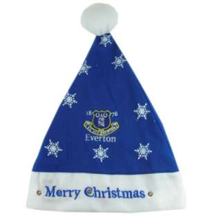 The Everton FC Football Club Official Flashing Santa Hat makes a great 