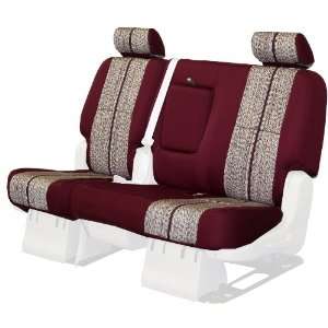    Fit Rear Bench Seat Cover   Saddleblanket Fabric, Wine Automotive