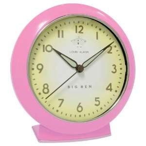  Westclox BBA703 Pink Big Ben Alarm Clock