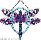Blue Black Butterfly SUNCATCHER Stained Glass items in Galleria di 