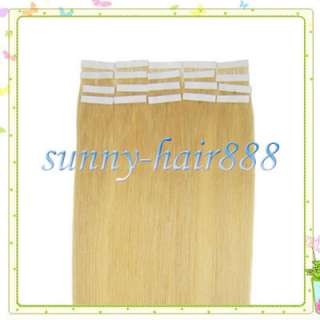 16 Remy Tape skin human hair extensions#24,30g &20pcs  