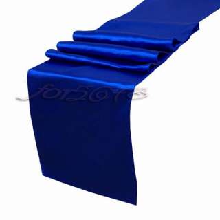 Royal Blue Satin Table Runners 12 x 108 Wedding Party Decorations 