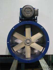 18 Dia. Tube Axial Exhaust Fan/Great For Spray Booths  