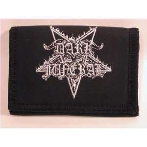   Funeral Black Metal Chain Wallet Baphomet Satanic 