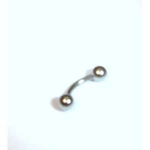 The Stainless Steel Jewellery Shop   Stainless Steel Banana Barbell 1 