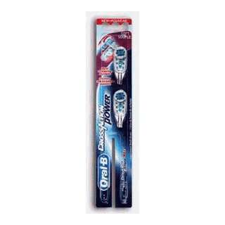 Oral B Cross Action Power Battery Toothbrush Refill Heads, Medium   2 