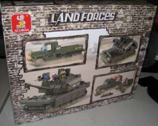 Lego Building Blocks Land Forces Field Battle Troops 717 PC Set New 