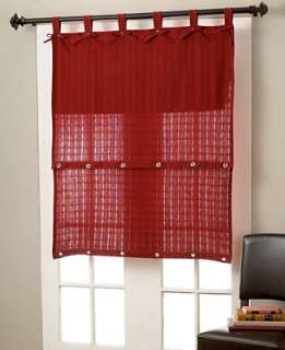 PB Solutions Grand Canyon Tab Top Tie Up Shade, 40x84   Window 