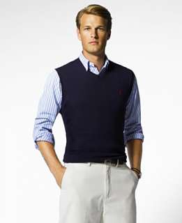 Polo Ralph Lauren Sweater Vest, Solid   Sweaters   Menss