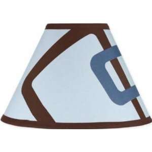   : Blue and Brown Geo Collection Lamp Shade by JoJo Designs Blue: Baby