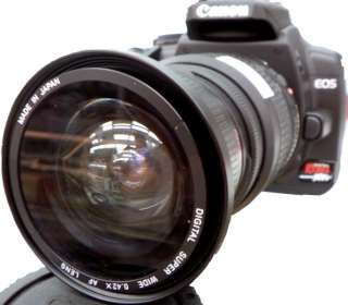 Fishey Wide Macro Lens CANON EOS Digital Rebel 500D Xsi  