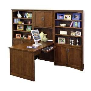   Furniture Mission Finish Writing Desk with Bookcases