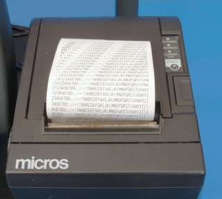 Micros POS Workstation 4 WS4 Touchscreen Terminal,Epson M129C Printer 
