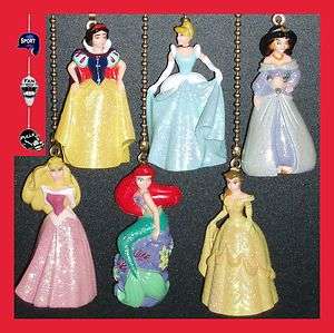   SPARKLING PRINCESSES FIGURINES CEILING FAN PULL SET (CHOICE OF 2