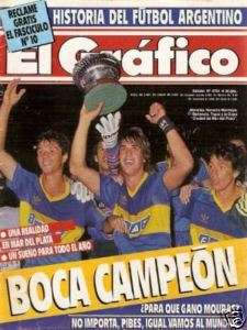 BOCA JUNIORS CHAMPION 1991 RARE Argentina Magazine  