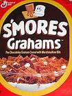 CEREAL BOX 1990 SMORES GRAHAMS Chocolatey Cereal General Mills 