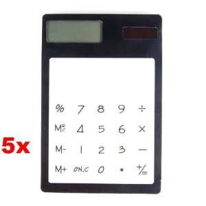   Handy Solar Power Calculator Transparent Touch Screen Electronics
