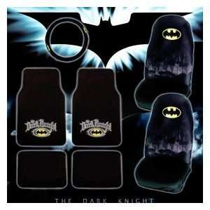   Logo Car Seat Covers, Carpet Floor Mats with Steering Wheel Cover