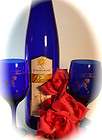 Cobalt Blue Wine Glasses set of 12 Libby Premier blue stemware Goblets 