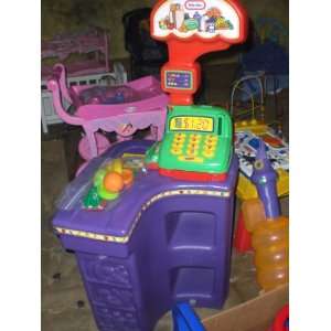   Tikes Pretend Play Cash Register, Market and Food Toy: Toys & Games