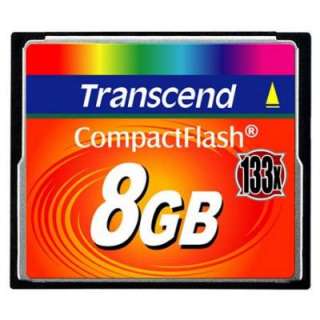 Transcend Compact Flash 133X High speed 8GB CF Card  
