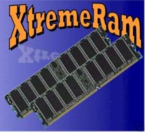 1GB 2X 512MB DDR PC3200 PC 3200 400 MHz Desktop Memory  