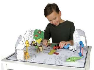 New Crayola Crayon Town Zoo Construction Set w/ Toys 3D  