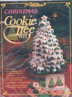 WILTON Cookie Cutters Set CHRISTMAS TREE ♦USED ONCE♦ 1982  