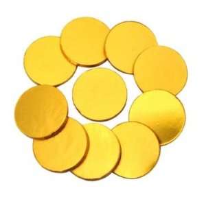 Chocolate Foil Coins Plain   Gold 1.50 Grocery & Gourmet Food