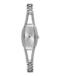 GUESS Watch, Womens Oval Crystal Bracelet G85633L   Guess Watches 