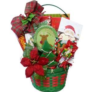 Tis The Season Christmas Holiday Cookie and Candy Gift Basket  