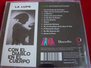 LA LUPE   CON EL DIABLO EN CUERPO   2010 CD NEW  