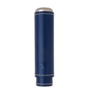  Envoy Single Leather Cigar Case, Blue: Sports & Outdoors