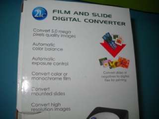   35mm FILM AND SLIDE DIGITAL CONVERTER~NEW IN BOX NEVER USED   