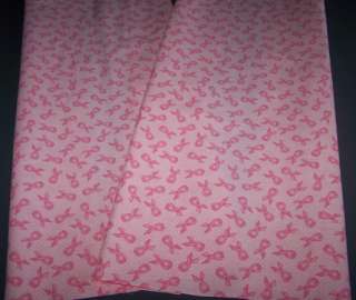 Pink Ribbon Awareness Cotton Kitchen Tea Towels Set  