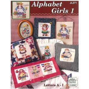 Alphabet Girls 1   Cross Stitch Pattern Arts, Crafts 