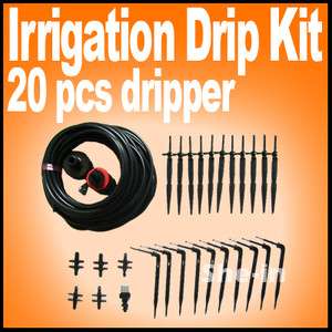 20 PCS drippers Micro Irrigation Drip System Plant garden Watering 