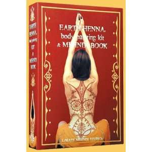  Henna Body Painting Kit & Mehndi Book By Earth Henna 