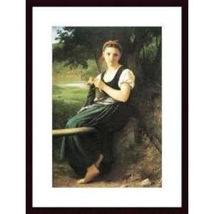   Girl, 1869   Artist Adolphe William Bouguereau  Poster Size 17 X 25