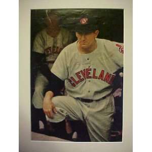 Al Lopez Cleveland Indians Autographed 11 X 14 Professionally Matted 