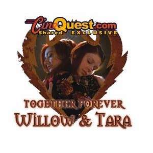  Amber Benson Signed Willow & Tara Together Forever 