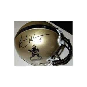  Andre Ware autographed Football Mini Helmet (Heisman 