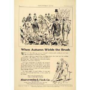  1921 Ad Abercrombie & Fitch Charles Rollo Peters RARE 