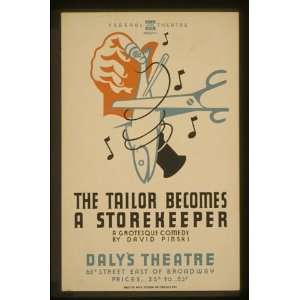   storekeeper A grotesque comedy by David Pinski  Dalys Theatre. 1936