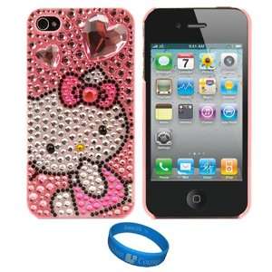 Hello Kitty Pink Diamond Heart Rhinestone Case for Newest Apple iPhone 